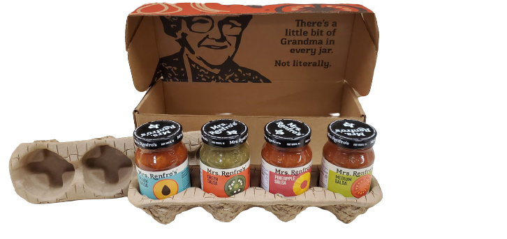 salsa jar shipment packaging
